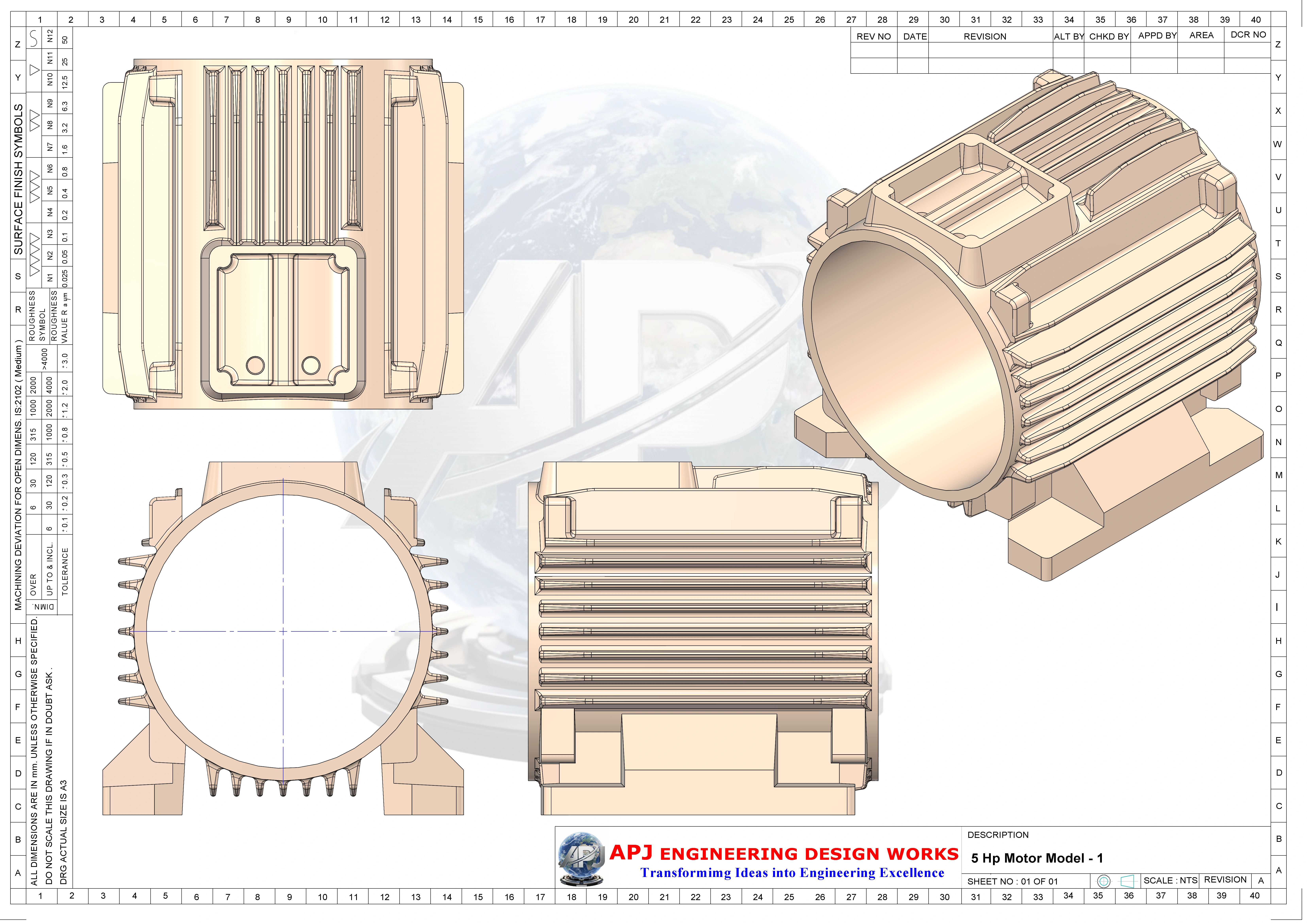 5 Hp Motor Model